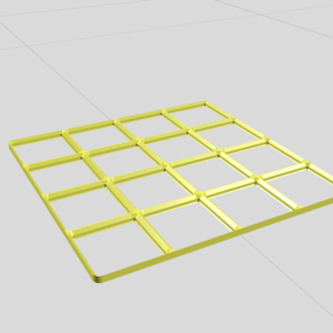 Gridfinity basis plaat standaard (kleur, hoogte en breedte configureerbaar)