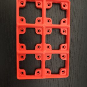 Gridfinity basis plaat magnetisch/schroefbaar(kleur, hoogte en breedte configureerbaar)