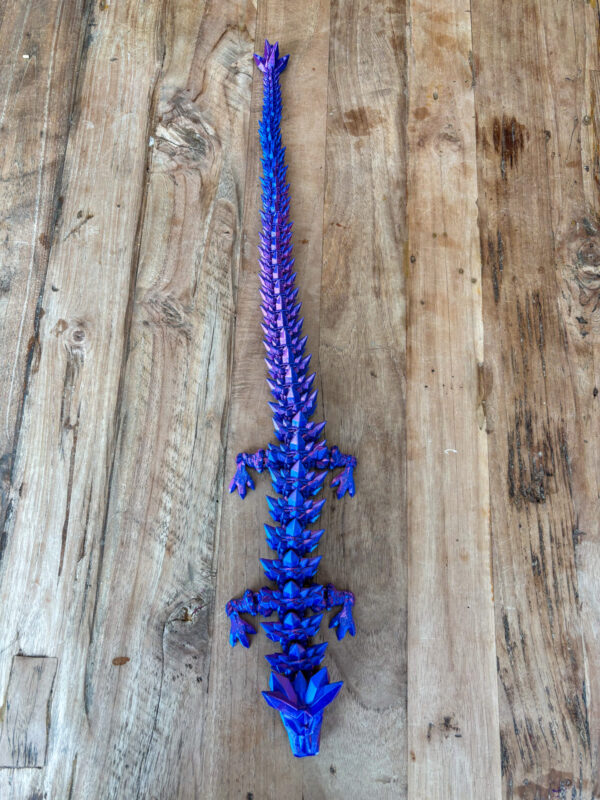 Kristallen draken tot 60cm (draak, baby draak, tadling draak, draken ei) ideaal fidget speeltje - Afbeelding 3