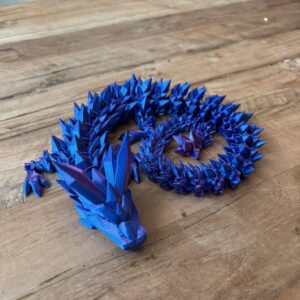 Kristallen draken tot 60cm (draak, baby draak, tadling draak, draken ei) ideaal fidget speeltje